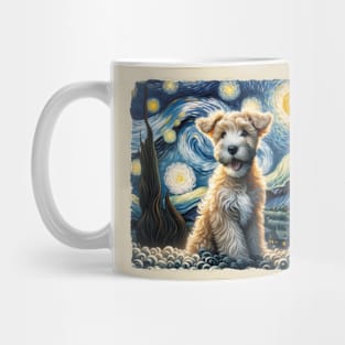 Starry Soft Coated Wheaten Terrier Portrait - Dog Portrait Mug